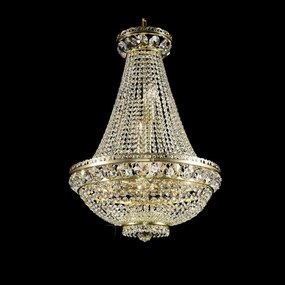 Lustra Imperial cristal Bohemia diametru 43cm, L15 557/08/6