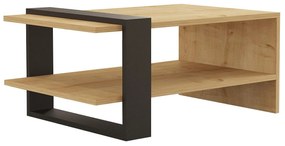 Măsuță de cafea Vipoba (antracit + stejar) . 1093185