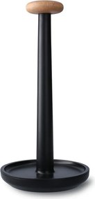 Suport orizontal pentru prosoape de bucătărie din hârtie negru ø 15 cm Paper Pal – Rosendahl