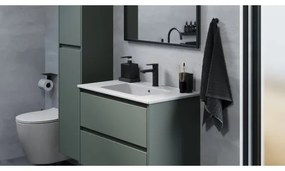 Dulap de baie cu lavoar MOLDE, 80 cm, verde