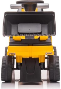 Încărcător frontal fără pedale pentru copii CAT galben/negru