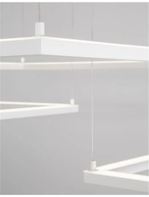 Lustra suspendata LED dimabila design modern ETERNA alb NVL-9990731