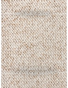Covor tip traversă crem lavabil 80x240 cm Rocco Cream – Elle Decoration