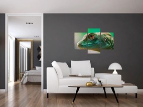 Tablou detailat cu o șopârlă (90x60 cm)