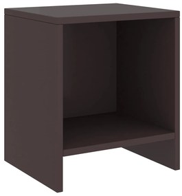 322242 vidaXL Noptiere, 2 buc., maro închis, 35 x 30 x 40 cm, lemn masiv pin