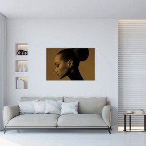Tablou - Femeie în profil (90x60 cm)