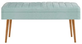 Masă de sufragerie extensibilă cu 2 scaune și bancă Vlasta (pin antlantic + pistachio). 1073062