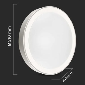 LED plafonieră dimabilă 40W 230V 3000K/4000K/6500K cu telecomandă