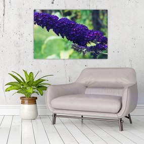 Tablou cu floare albastră (90x60 cm)