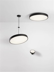 Lustra LED suspendata design circular PERFECT 40cm negru 3000K Dimmable
