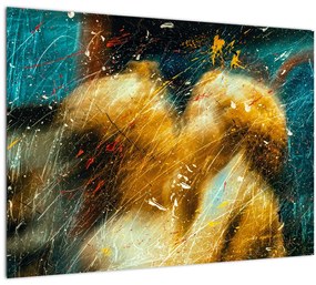 Tablou - Îngerii sărutăndu-se (70x50 cm), în 40 de alte dimensiuni noi