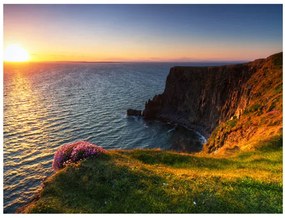 Fototapet - Sunset: Cliffs of Moher, Ireland