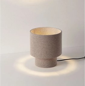 Veioza, Lampa de masa cu abajur maro deschis SYRIN