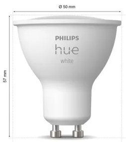 Bec LED dimabil Philips Hue WHITE GU10/4,2W/230V 2700K