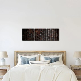 Tabloul abstract modern (cu ceas) (90x30 cm)