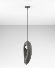 Pendul design modern, Stone Gray, TEMPUS, 18x48cm