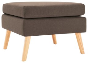 vidaXL Taburet, maro, material textil