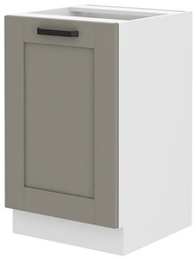 Dulap inferior de bucătărie pod drez Lucid 50 ZL 1F BB (claygrey + alb). 1045441