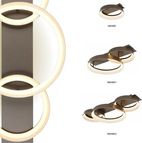 Plafoniera LED metal maro cafeniu SYRAKUS