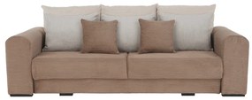 Canapea foarte spatioasa, maro deschis, bej, crem, GILEN BIG SOFA