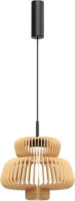Lustra LED design japonez din lemn Namiki