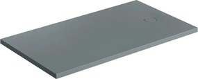 Cadita de dus compozit Omnires AquaRock M+ dreptunghiulara gri cenusiu mat 80x160 cm