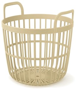 Cos cu manere II, diametru 41,9 cm, bej