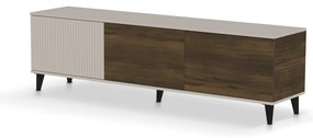 Comoda TV Random 2 RTV-2 casmir/nuc/negru L180 cm