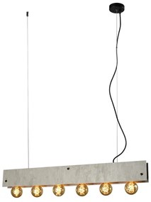 Lustră pe cablu ONLI ARGO 6xE27/22W/230V gri