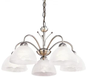 Lustra suspendata stil clasic Milanese 5L alama antic 1135-5AB SRT