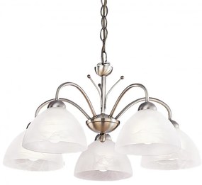 Lustra suspendata stil clasic Milanese 5L alama antic 1135-5AB SRT