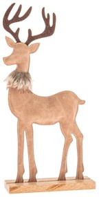 Decorațiuni de Crăciun Cerb din piele artificială31 cm, var. I