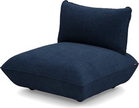 Scaun modul Sumo din catifea reiată, culori multiple - Fatboy Culoare: albastru inchis