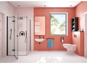 Vas wc suspendat pentru persoane cu dizabilitati Deante Vital, capac soft close inclus, alb