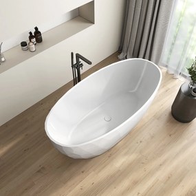 Cada freestanding compozit 3D, ovala 167 x 82 cm, Foglia Ovale