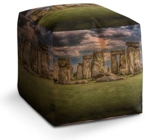 Taburet Cube Stonehenge, colorat