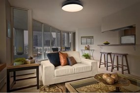 Osram - plafonieră LED dimabilă ORBIS LIVIA LED/16W/230V, diametru 30 cm, negru/alb