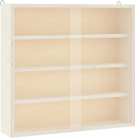 vidaXL Vitrina de colecție din lemn cu uși 40x8,5x37 cm
