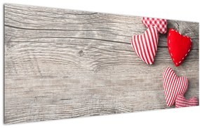 Tablou - Inimioare (120x50 cm)