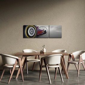 Tablou - Formula (cu ceas) (90x30 cm)
