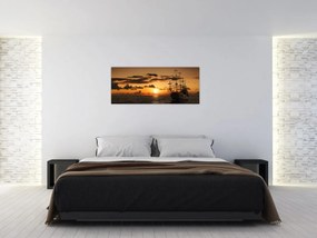 Tablou - Navă de pirați (120x50 cm)