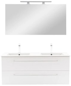 Mobilier complet de baie Vario Clam 120 alb-alb