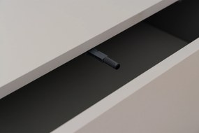 Comoda cu sertare Wezilo 184 cm - cașmir / negru Picioare