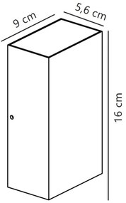 Aplică LED de exterior Nordlux ROLD LED/10,5W/230V IP54 crem
