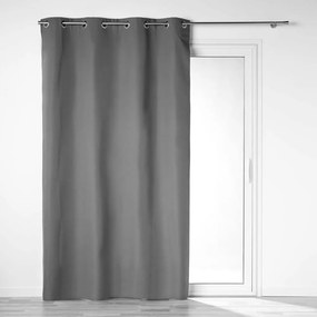 Draperie gri antracit blackout din microfibră 140x260 cm Obscure – douceur d'intérieur