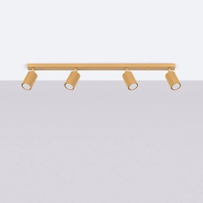 Spot auriu 6,5x81 cm Gleam – Sollux