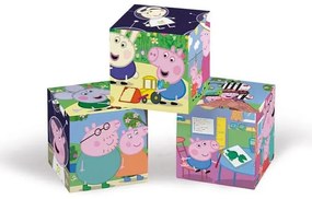 Purcelușa Peppa Duck Pond cuburi de poveste 6 bucăți de la Clementoni