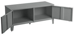 Pantofar gri cu bancă din metal Salino – Støraa