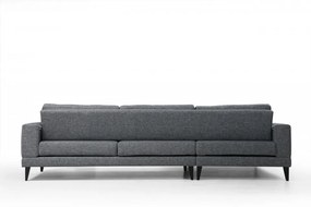 Coltar extensibil Nordic Corner Left (Chl+3R), Gri Inchis