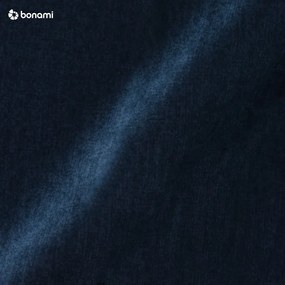 Canapea albastru-închis extensibilă/cu spațiu de depozitare cu tapițerie din catifea 216 cm Selene – ELTAP